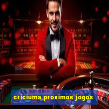 criciuma proximos jogos